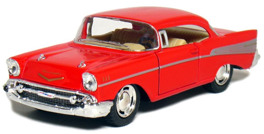 KiNSMART 5" Die-cast 1957 Chevy Bel Air Coupe (Red)