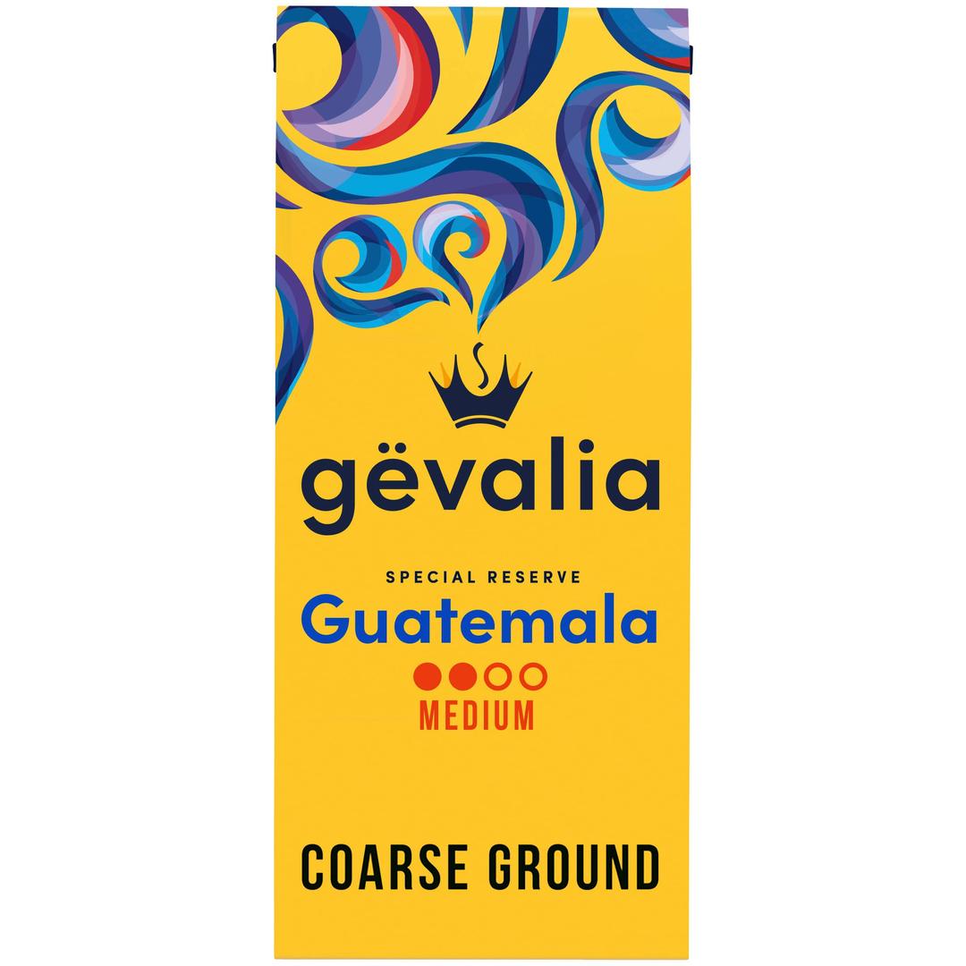 Gevalia Special Reserve Guatemala Single Origin Medium Roast Coarse Ground Coffee, 10 oz. Bag