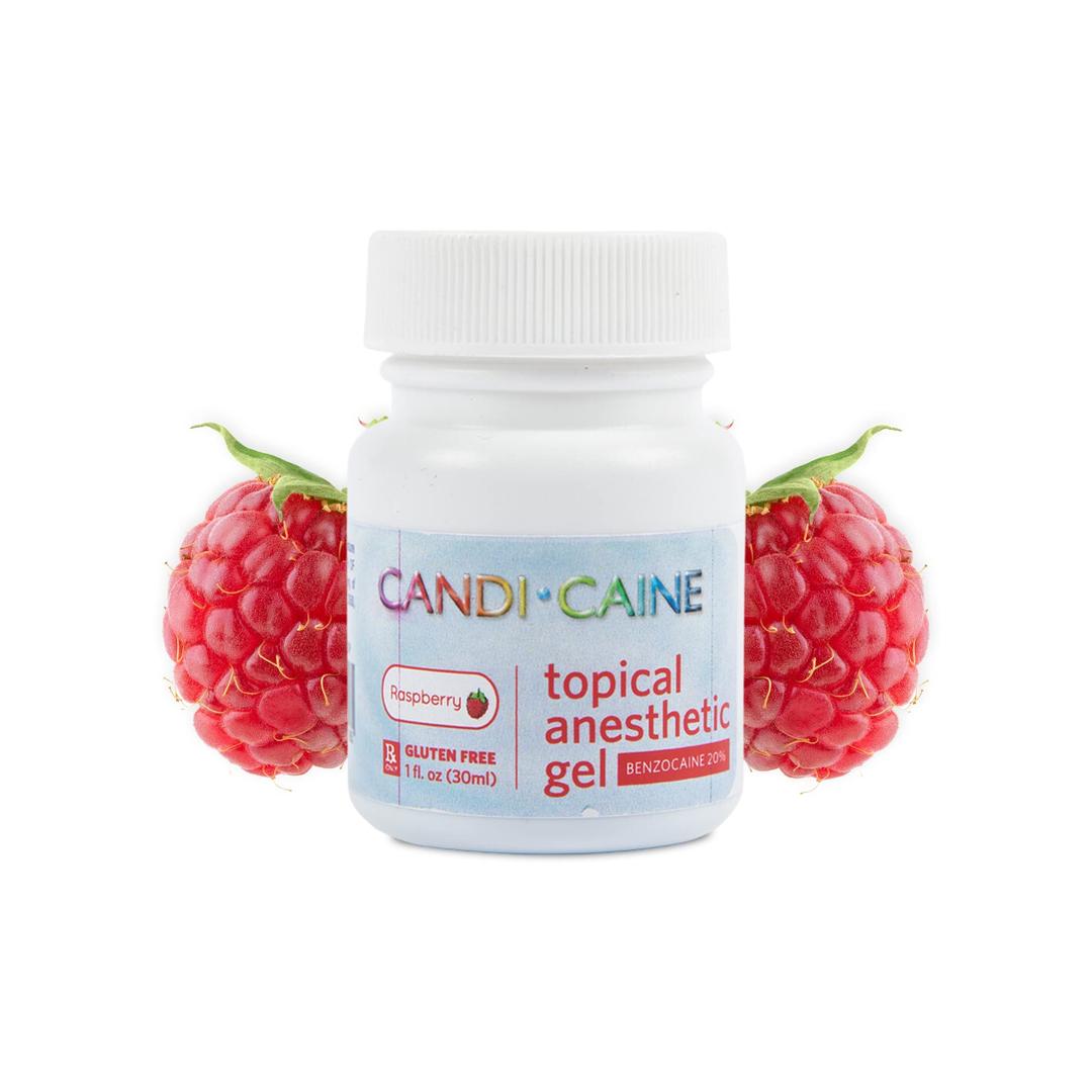 The EssentialsDynamic Dental Candi Caine, Topical Anesthetic Gel, 1 oz, Raspberry Flavor