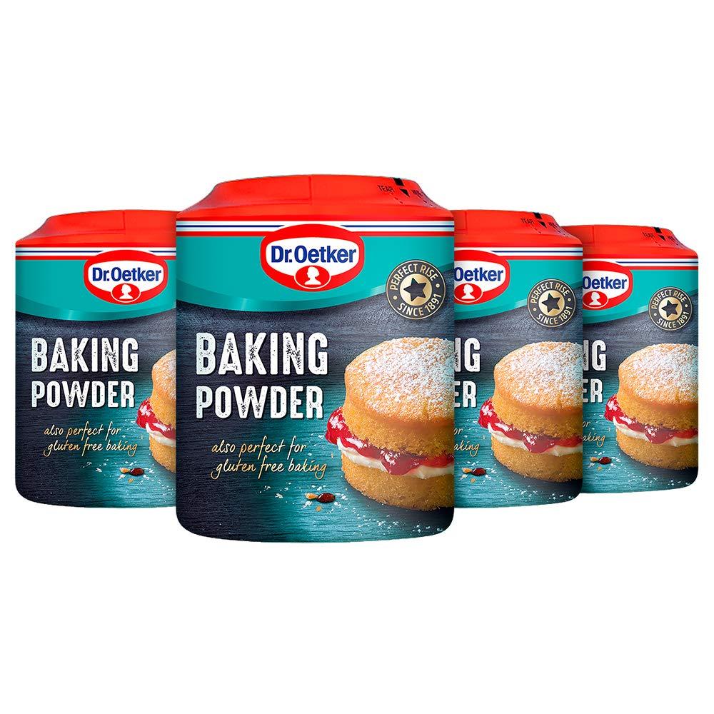 Dr. Oetker Gluten Free Baking Powder, Pack of 4 x 170g