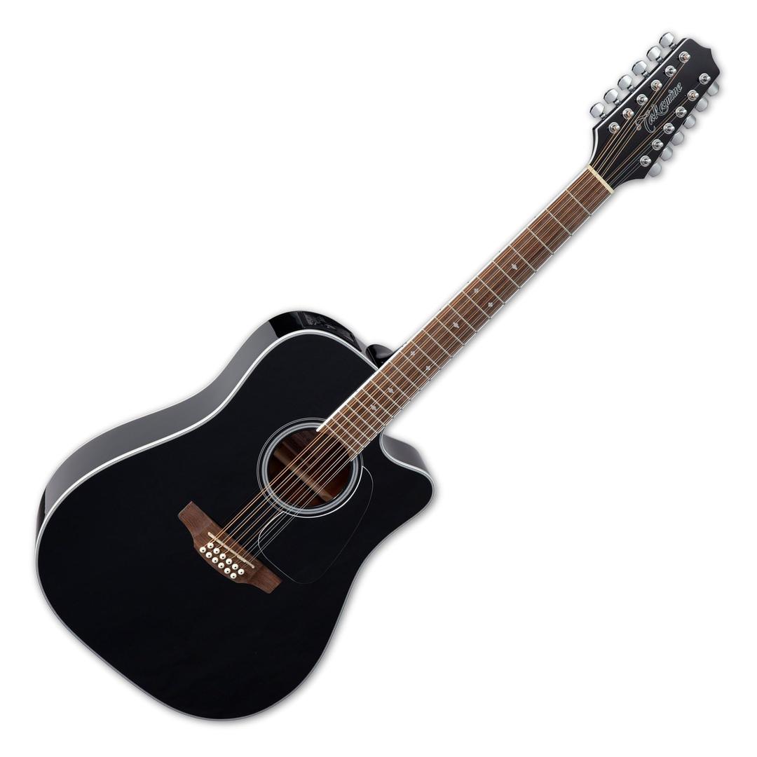 Takamine GD-38CE 12-string Acoustic-electric Guitar - Black