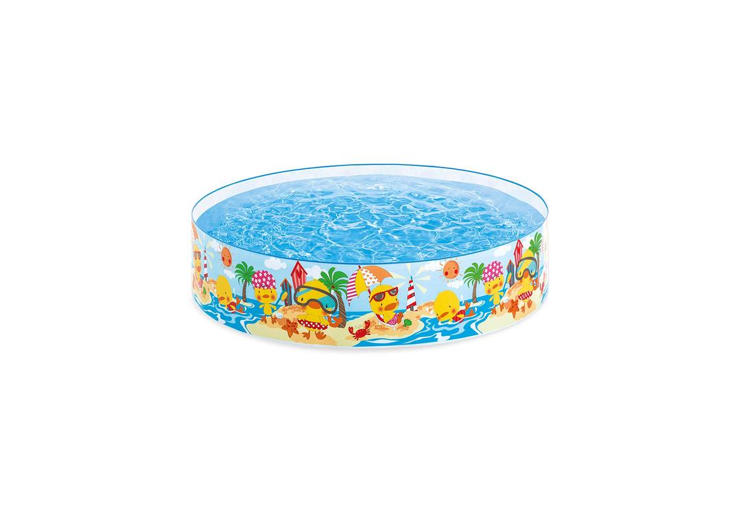 Intex Dino Snapset Pool, 4 Ft X 10 Inch (Multicolor)