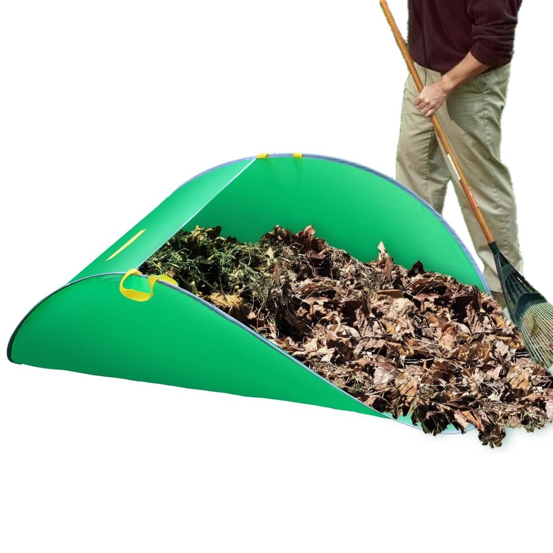 UQM Leaf Collector, Portable Pop Up Leaf Bags, Foldable Leaf Pick Up Tools Patent Number D1005635, Reusable Yard Garden Bags for Leaves Lawn Trash