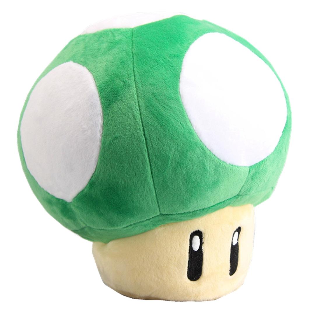 uiuoutoy Green 1-Up Mushroom Plush 9''