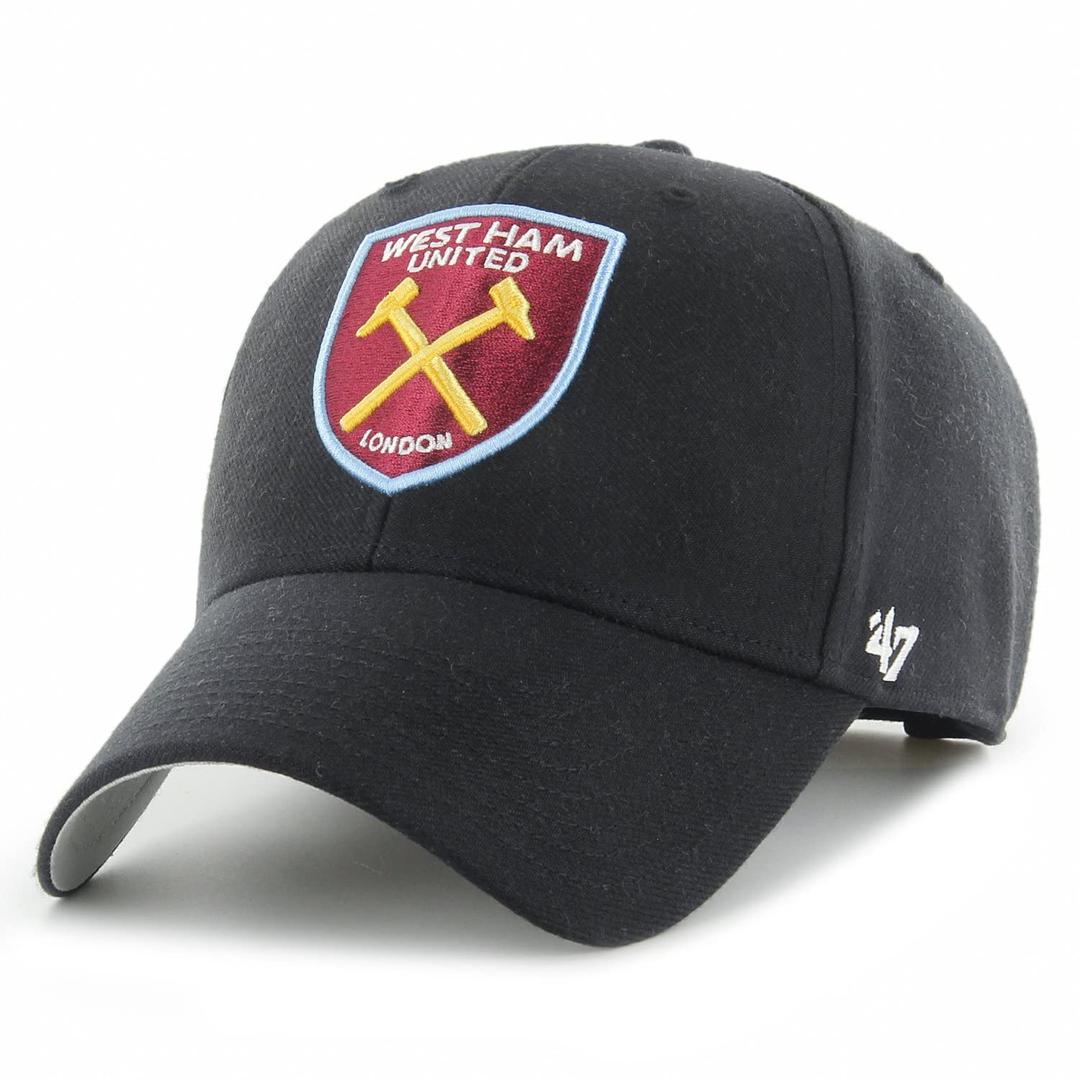 47Brand EPL West Ham United FC EPL-MVP17WBV-BKA, Mens, czapki z daszkiem, Black,