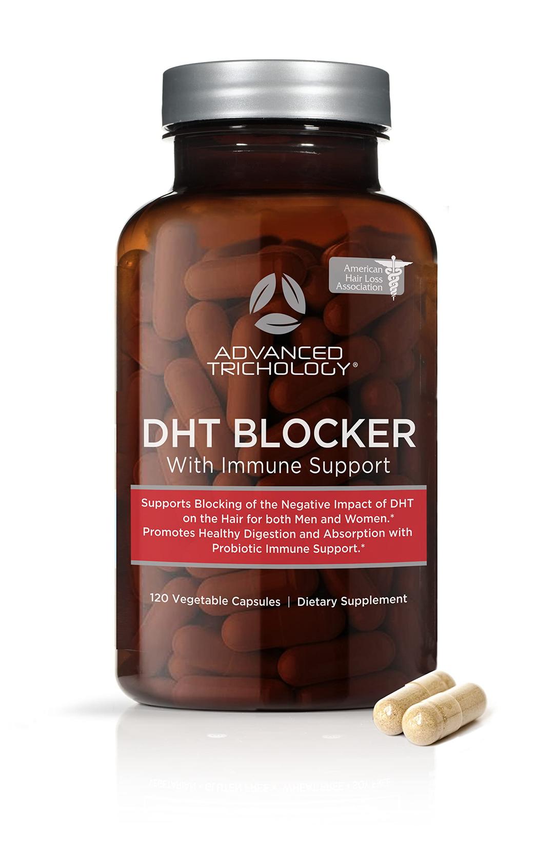 DHT Blocker - Hair Growth Supplement for Genetic Thinning for Men and Women | Approved* by American Hair Loss Association | Guaranteed, Backed by 20 Years of Experience in Hair Loss Treatment Clinics