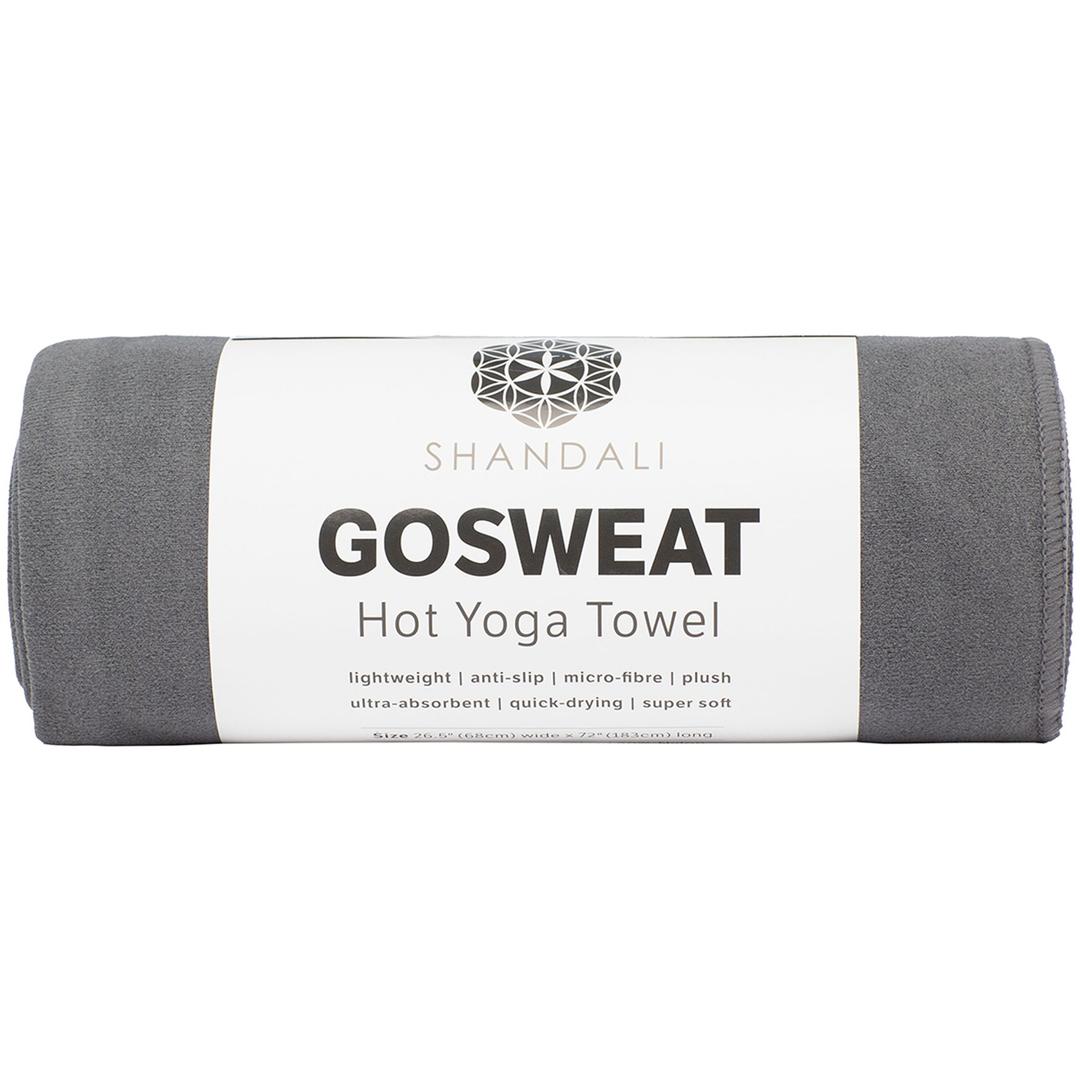 ShandaliGoSweat Non-Slip Hot Yoga Towel with Super-Absorbent Soft Suede Microfiber in Many Colors, for Bikram Pilates and Yoga Mats.