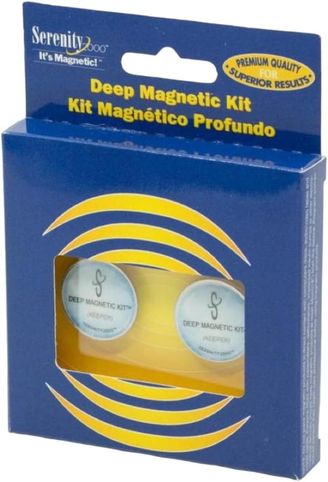 Serenity 2000 | Deep Magnetic Therapy Spot Magnet Kit for Pain Relief - Contains Two Powerful Magnets, 5000 Gauss Per Magnet