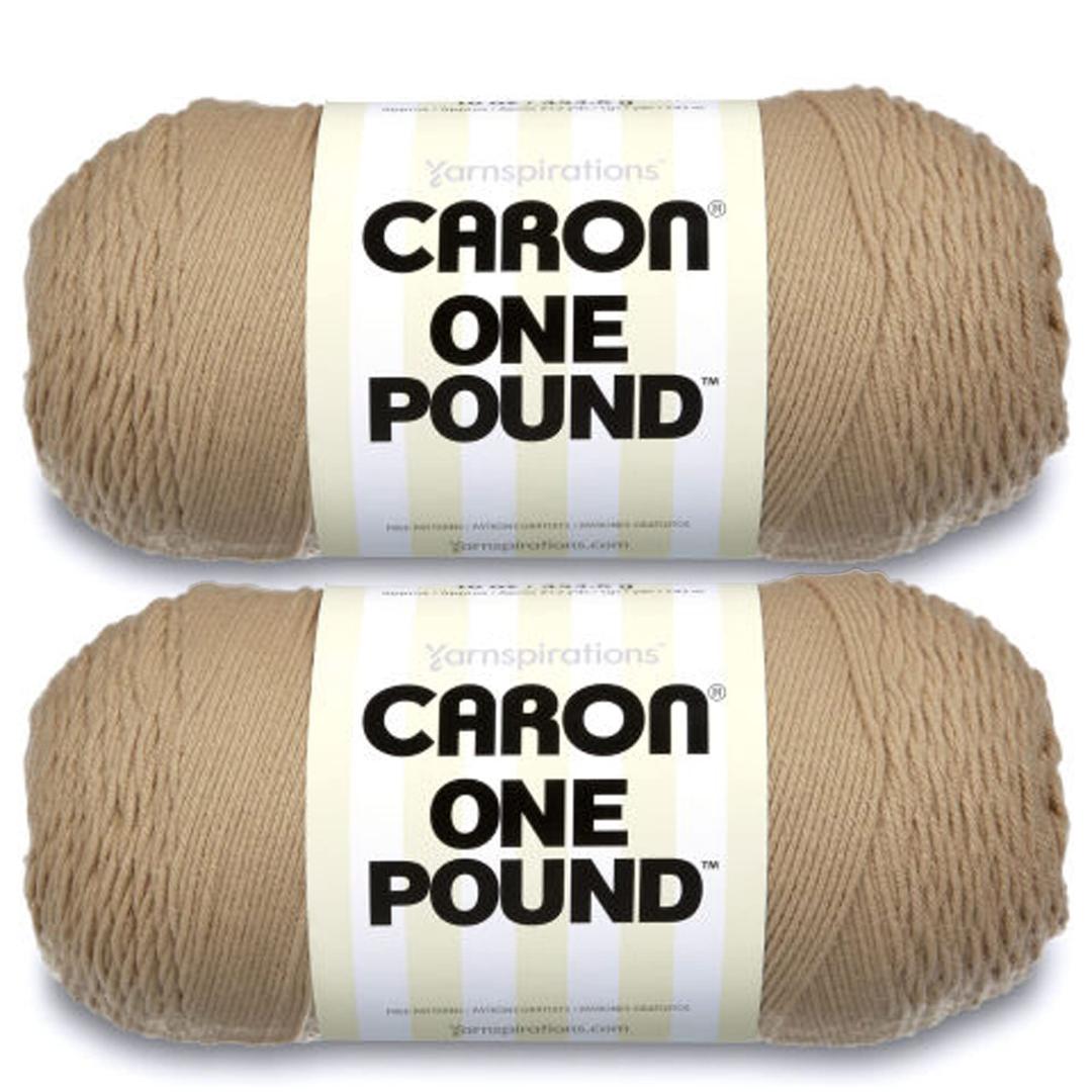 Caron One Pound Lace Yarn - 2 Pack of 454g/16oz - Acrylic - 4 Medium (Worsted) - 812 Yards - Knitting/Crochet