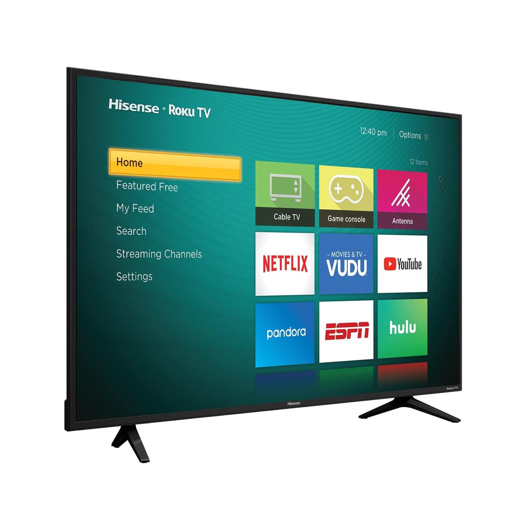 Hisense 65-Inch Class R6 Series 4K UHD Smart Roku TV with Alexa Compatibility, Dolby Vision HDR, DTS Studio Sound, Game Mode (65R6G),Black