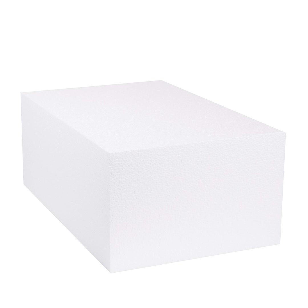 Silverlake Large Craft Foam Block - 11x17x7 EPS Polystyrene Blocks for Crafting, Modeling, Art Projects and Floral Arrangements Sculpting DIY School & Home