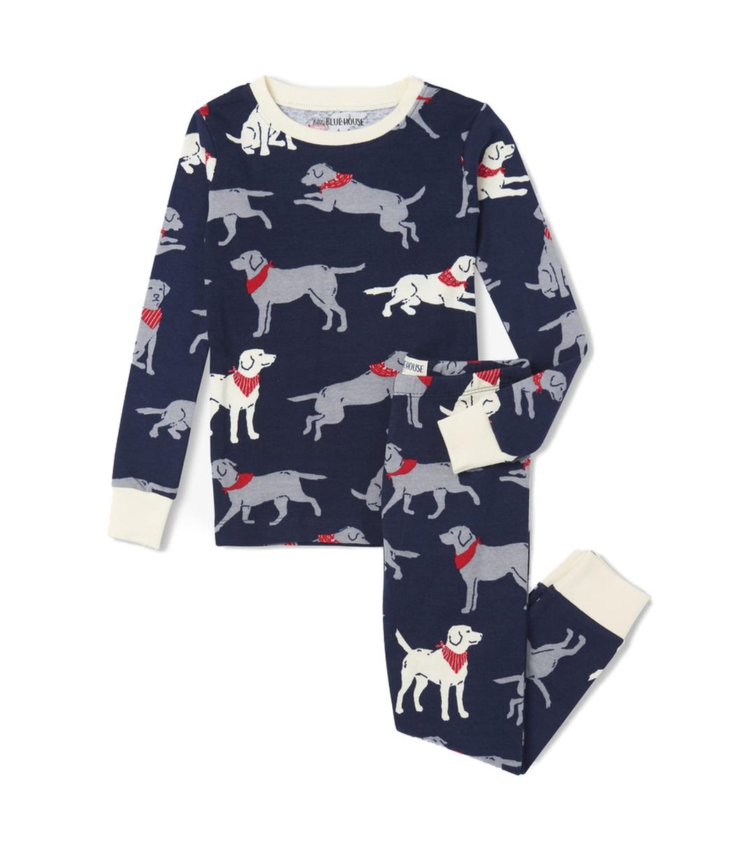 Little Blue House by Hatley Kids' Long Sleeve Printed Pajama Set