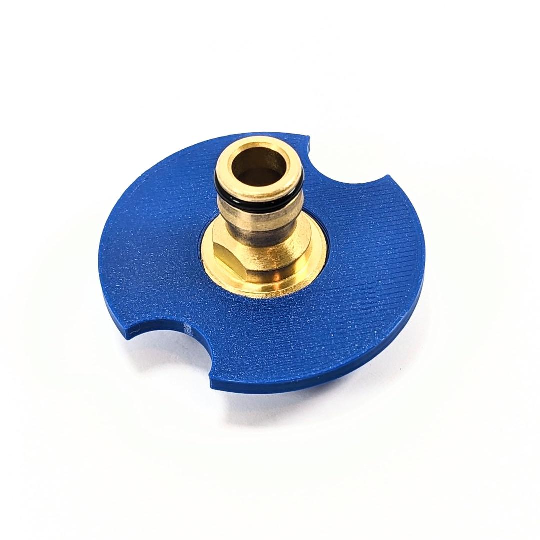 Fiamma Water Filler CAP :Motorhome Water tank Filler cap with hose connector : Fits Fiamma type : BLUE adapter