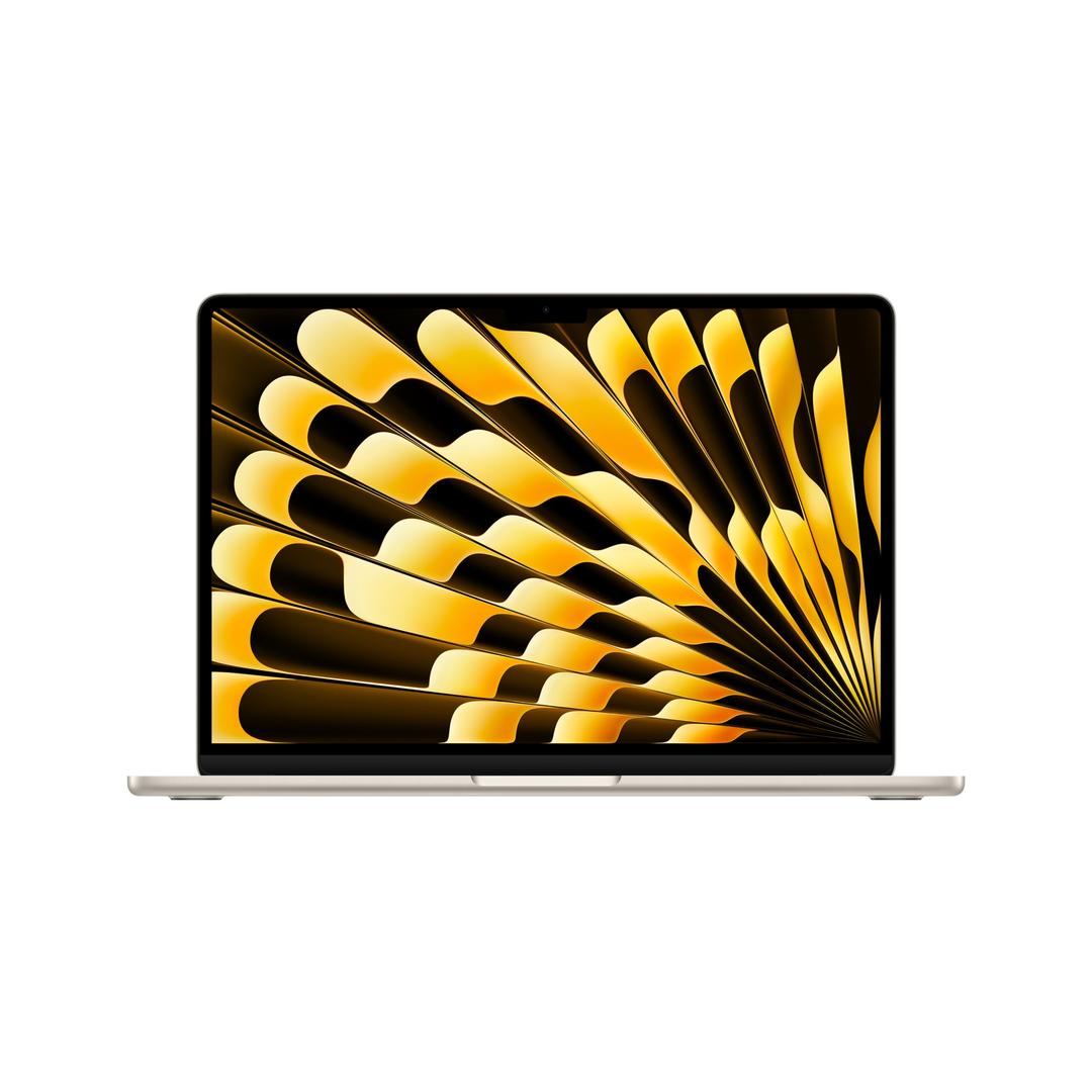 Apple2024 MacBook Air 13-inch Laptop with M3 chip: Built for Apple Intelligence, 13.6-inch Liquid Retina Display, 8GB Unified Memory, 256GB SSD Storage, Backlit Keyboard, Touch ID; Starlight