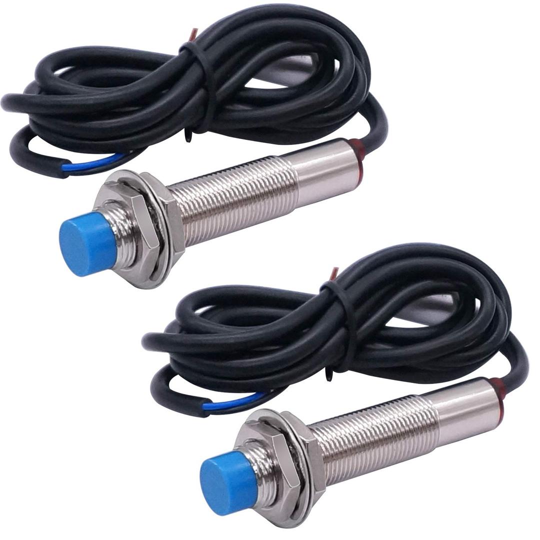 Taiss2pcs LJ12A3-4-Z/AX Proximity Switch Inductive Proximity Sensor Detection Switch NPN NC DC 6V-36V 4mm Normally Close 6-36V