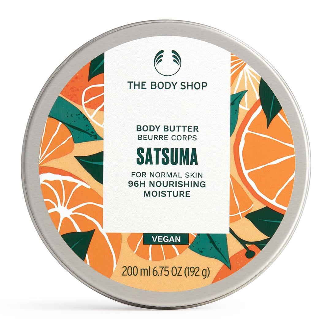 The Body Shop Satsuma Body Butter – Nourishing & Moisturizing Skincare for Normal Skin – Vegan – 6.75 oz