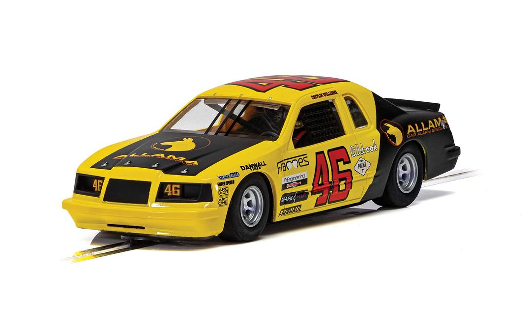 ScalextricFord Thunderbird 'Allama' #46 1:32 Slot Race Car C4088 Yellow, Black, Red, White