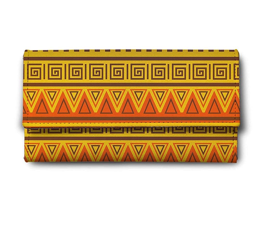 ShopMantra Faux Leather Women Wallet(yellow)