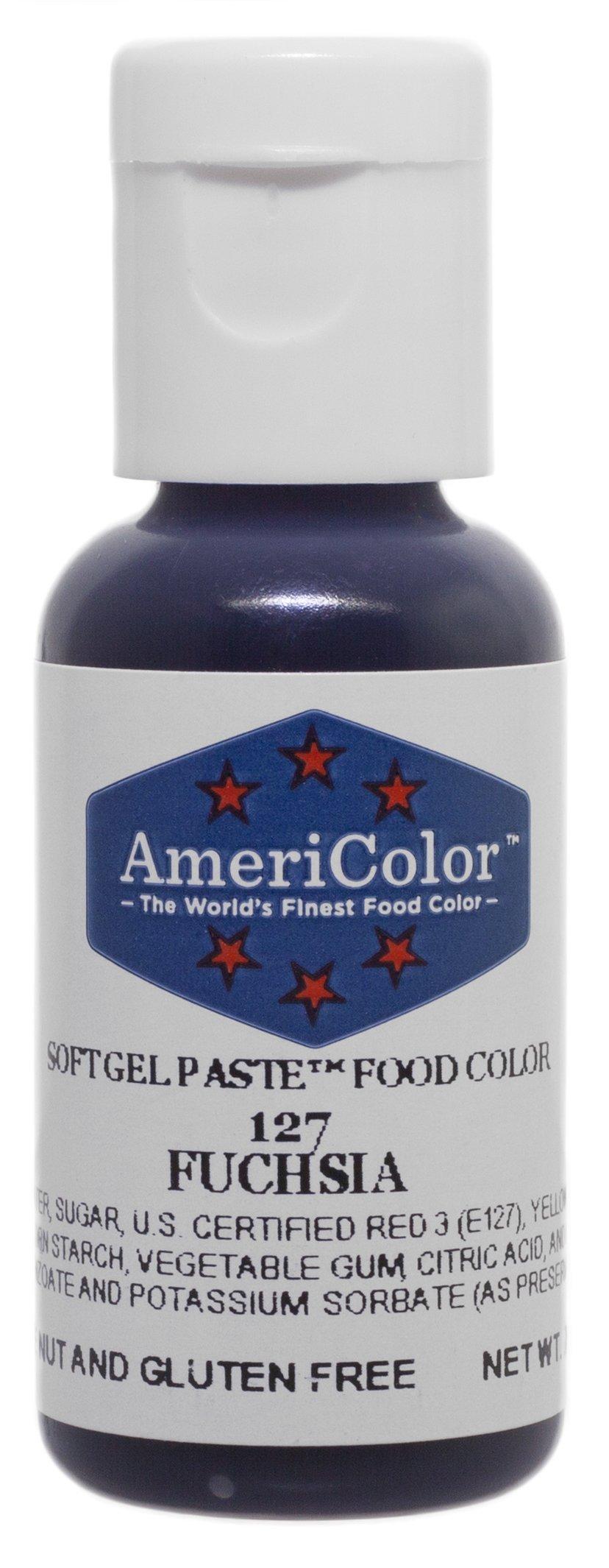 AmeriColorSoft Gel Paste Food Color, .75-Ounce, Fuchsia Pink