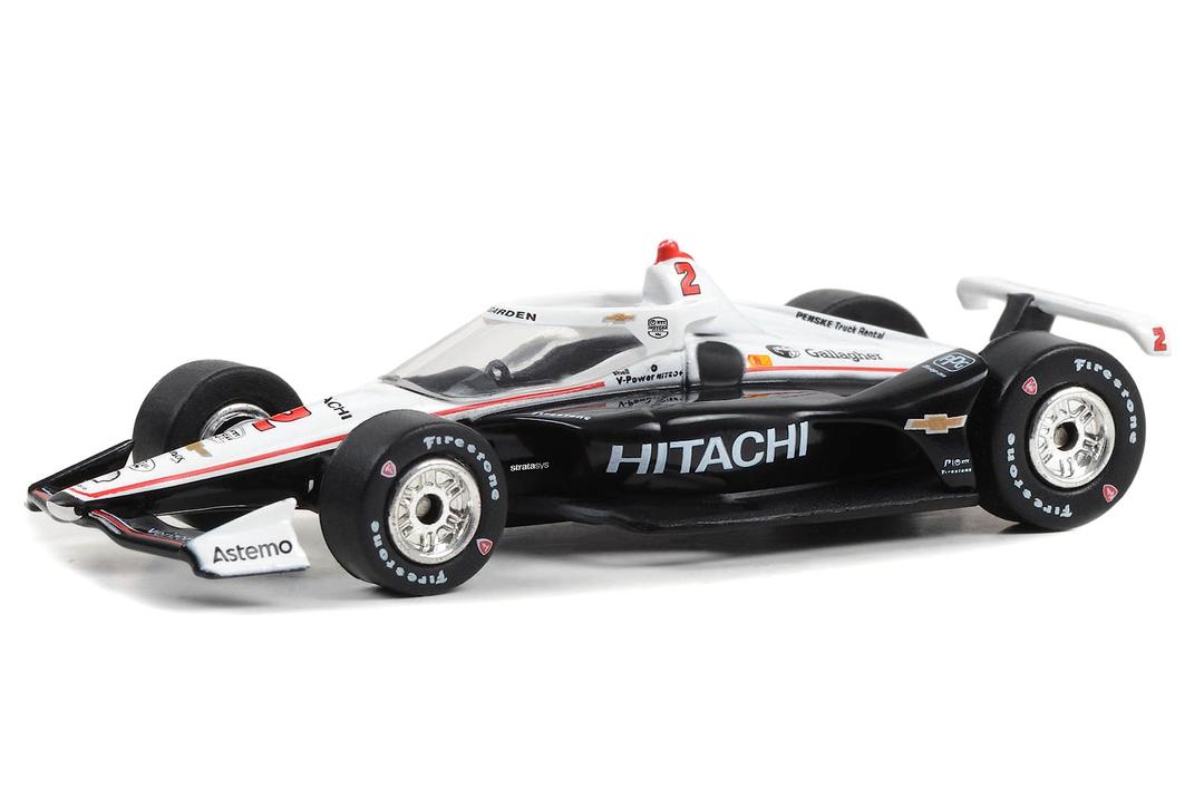 Dallara IndyCar #2 Josef Newgarden Hitachi Team Penske NTT IndyCar Series (2023) 1/64 Diecast Model Car by Greenlight 11575