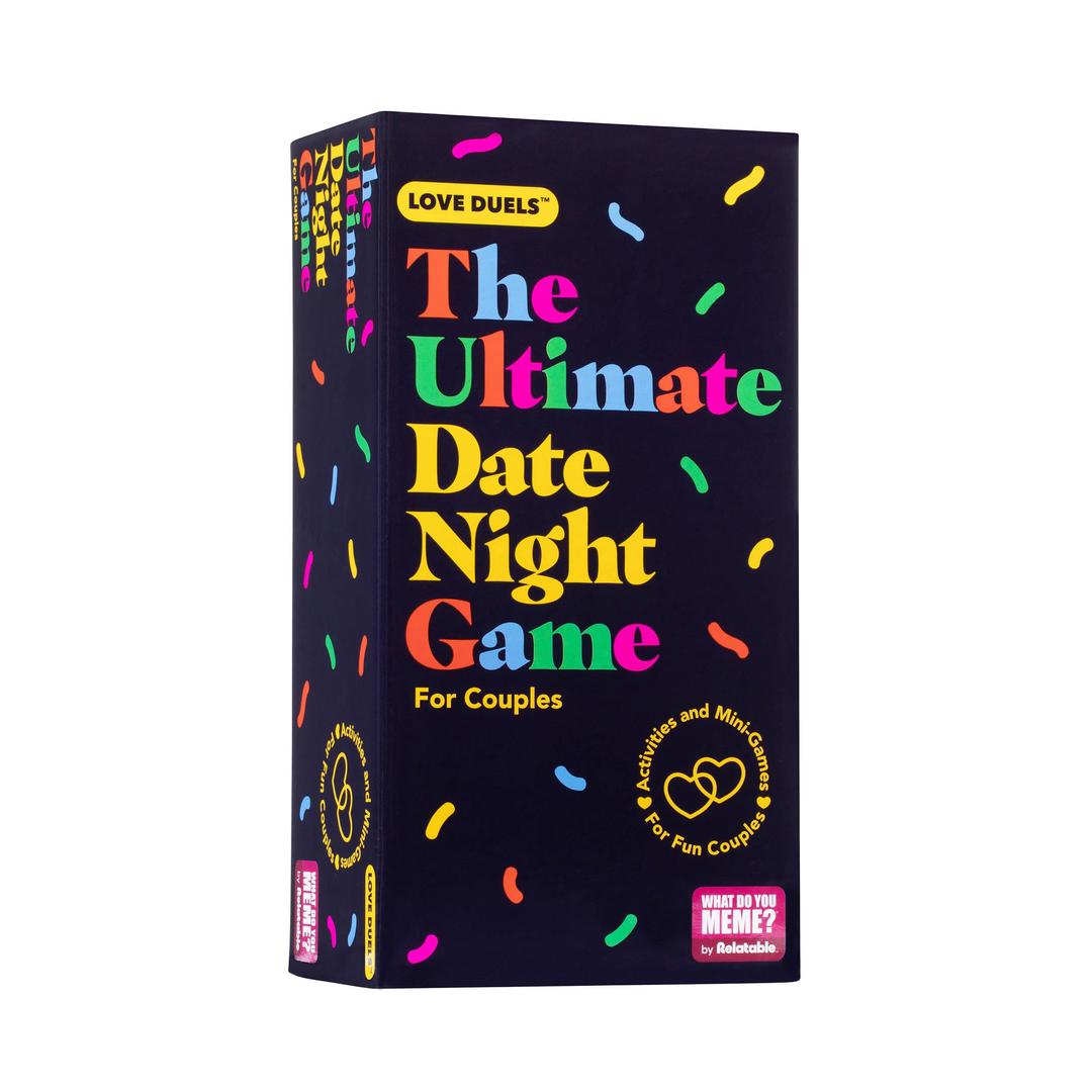 The Ultimate Date Night Game by Relatable, Great for Couples Games and Stay at Home Date Night Ideas, From The Creaters of Let's Get Deep Relationship Card Game, Includes 300 Cards and Spinner