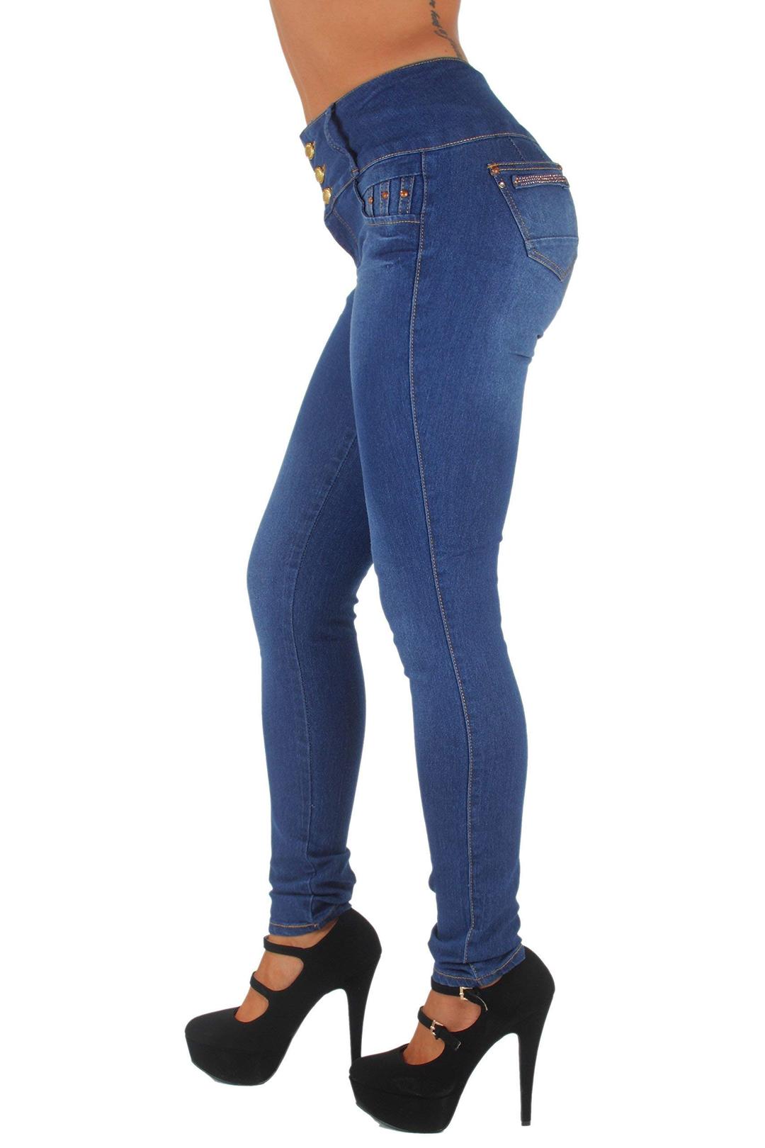 Plus/Junior Size Colombian Design High Waist Butt Lift Levanta Cola Skinny Jeans