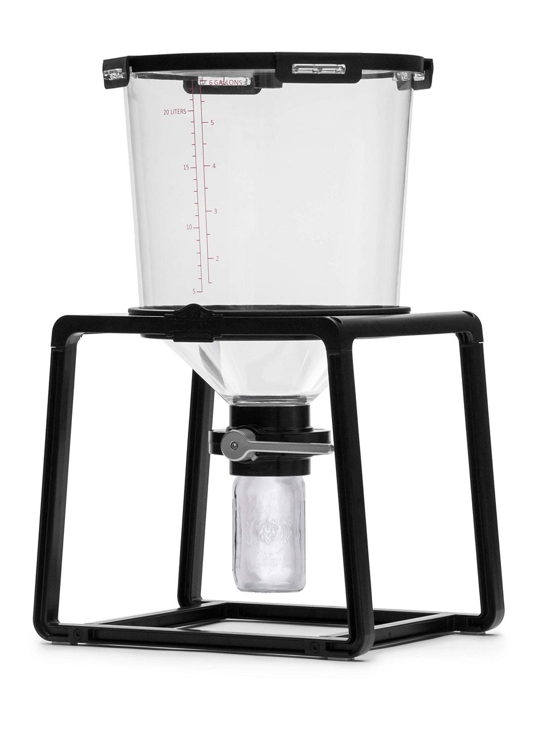 Craft A BrewThe Catalyst Fermentation System - 6.5 gal Conical Fermenter for Beer Home Brewing and Wine Making