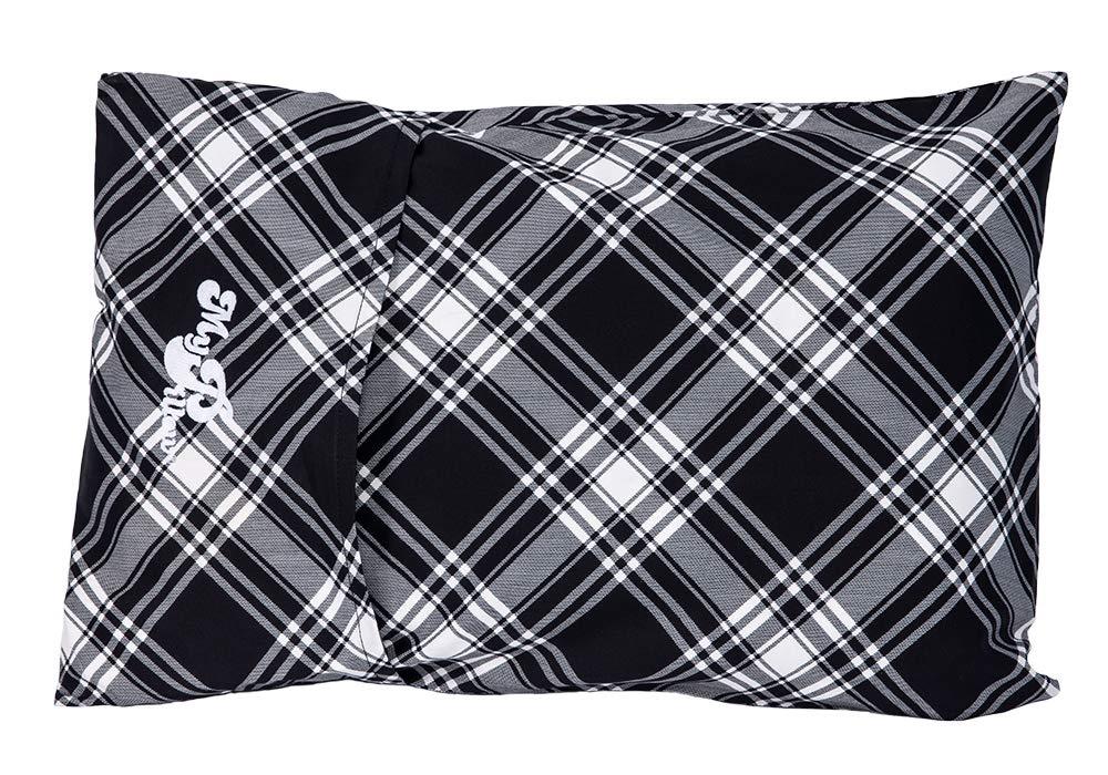 MyPillow Roll & GoAnywhere Pillow (Black Plaid)