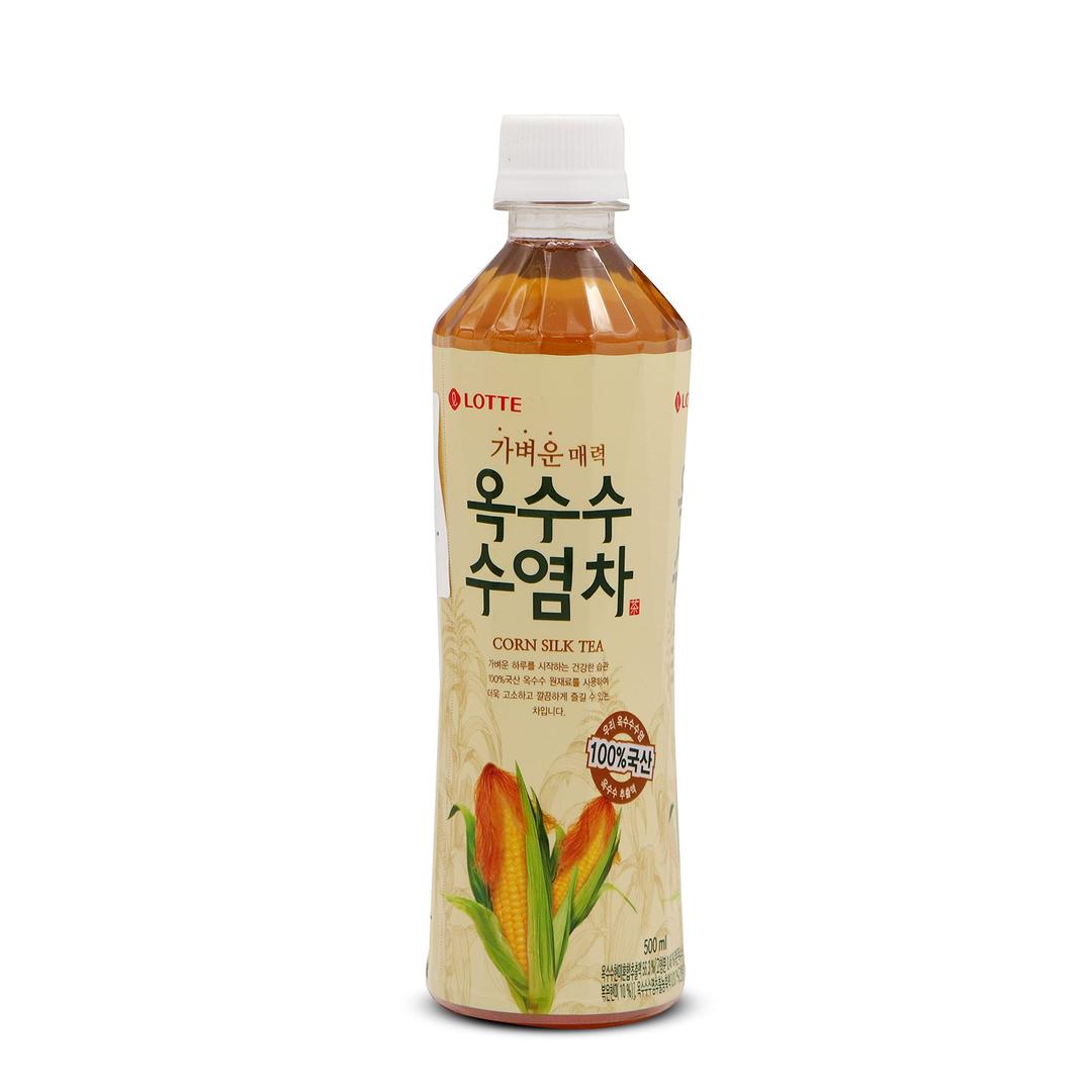 Zypermart Living Mindfully Lotte, Corn Silk Tea, Non-Carbonated Drink, Refreshing Be Loved Drink, Delicious and Nutritious, Korean Tea - 500 ml