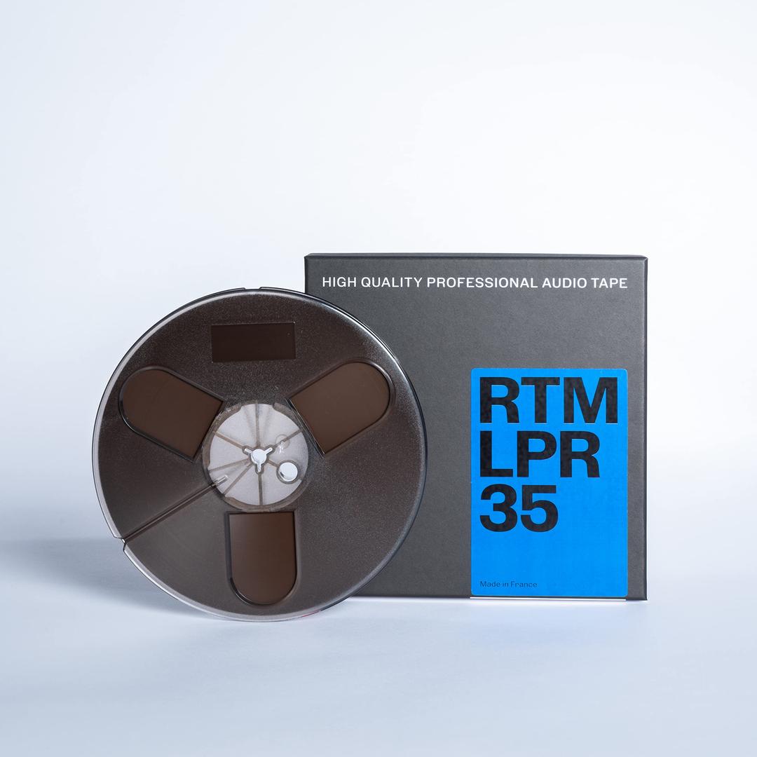 RTM Long Play Recording LPR 35 ¼ inch - Reel to Reel Magnetic Tape for Audio Recording - 1800 ft Plastic Reel - 7 inch Diameter