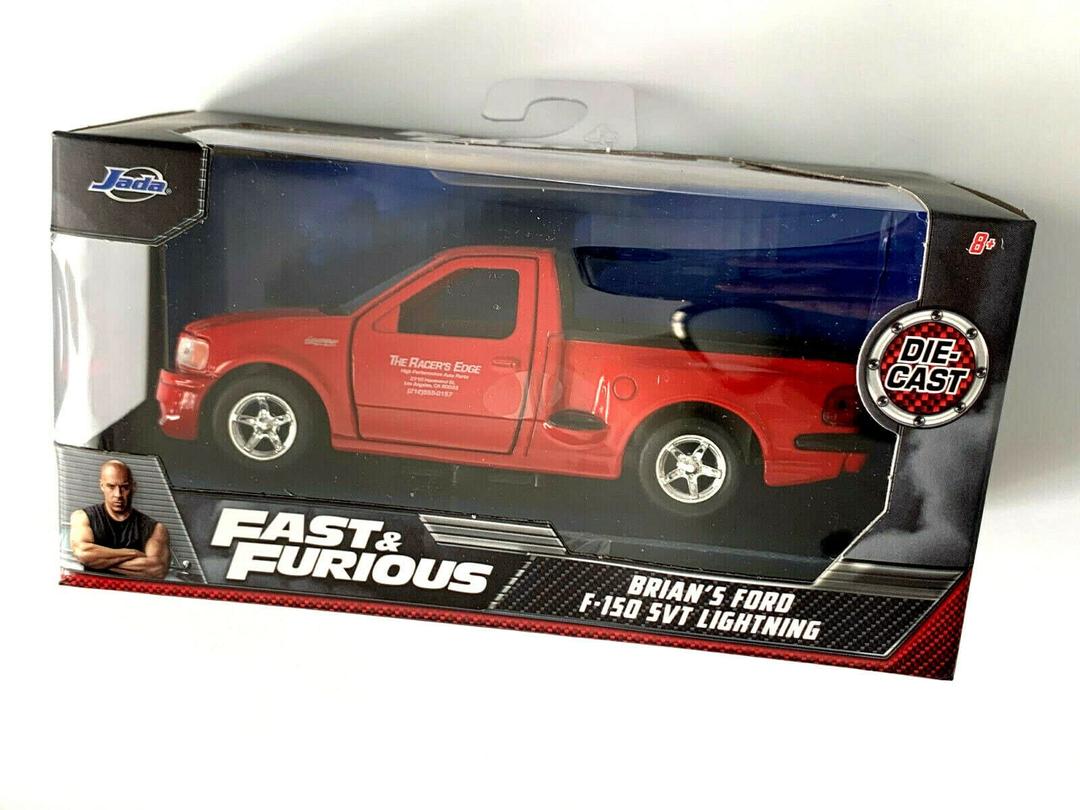 Fast & FuriousJada Brian's Ford F 150 SVT Lightning, 1:32 Scale Red