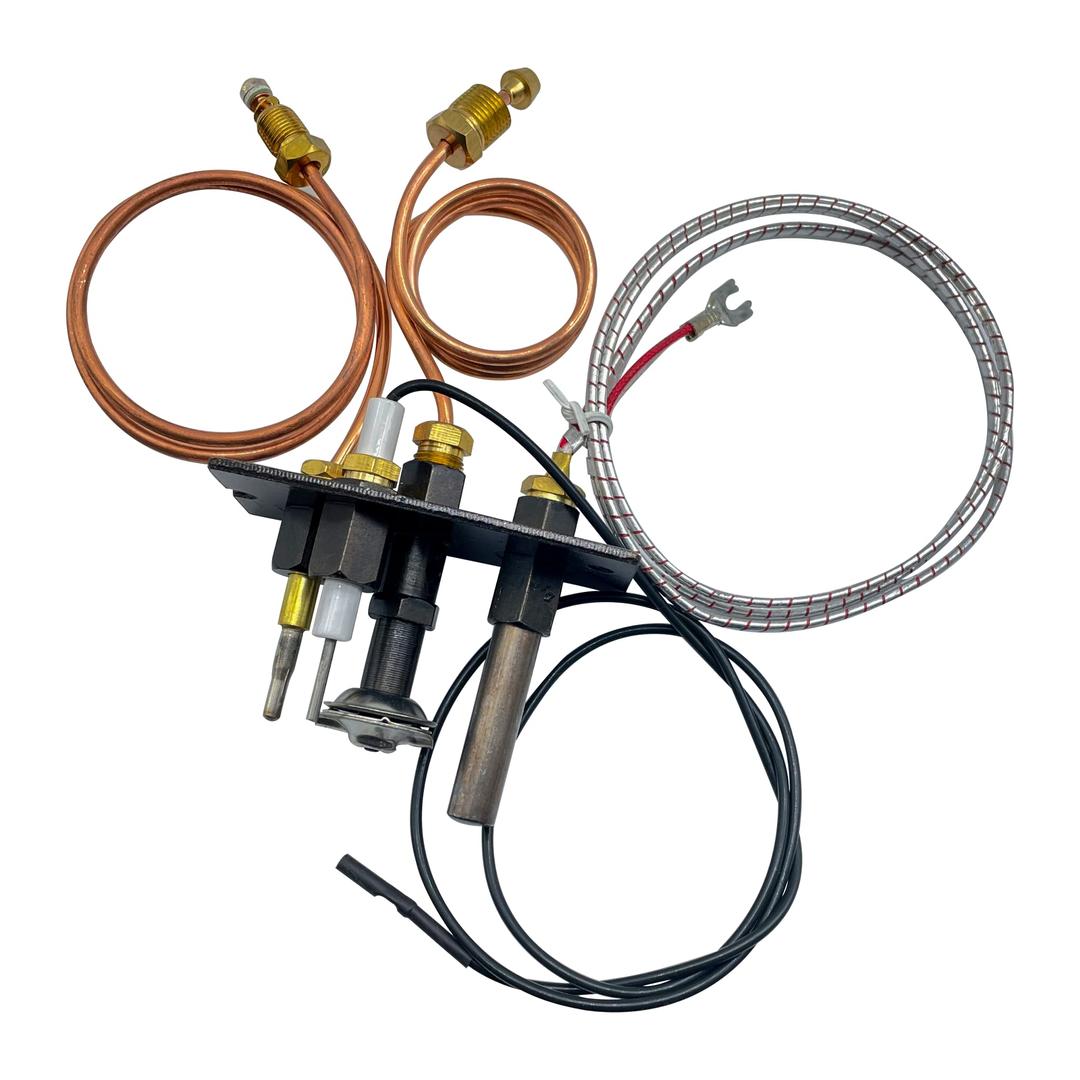 10002264 Propane and Natural Gas 3 Way Pilot Assembly Parts for HHT, Majestic, Monessen, Temco, Vermont Castings Gas Stoves & Fireplaces Parts 230-1781 4021-736 2103-011 2103-010