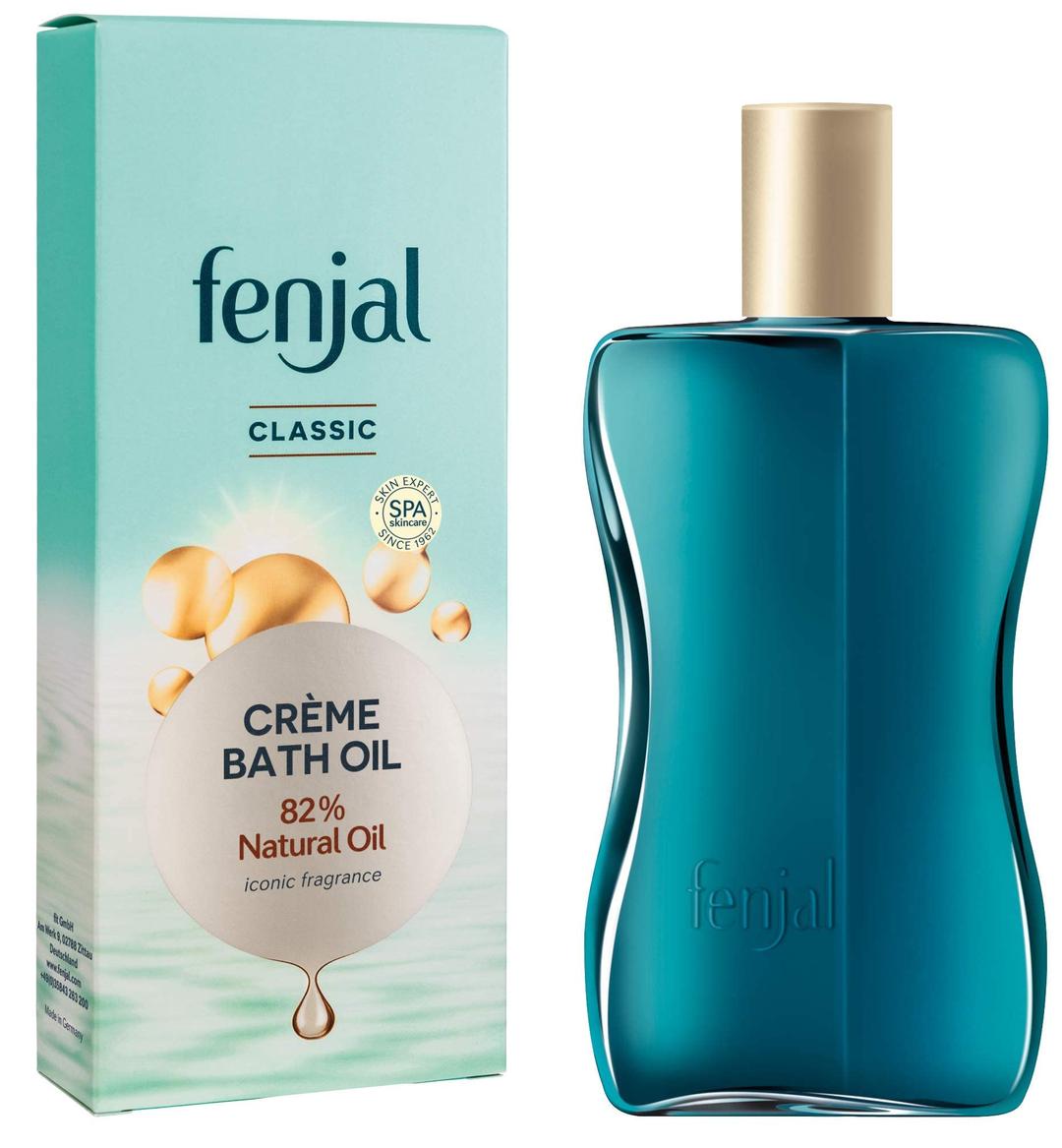 FenjalClassic Luxury Creme Bath Oil, Cleanses and Nourishes Your Skin, 125 ml