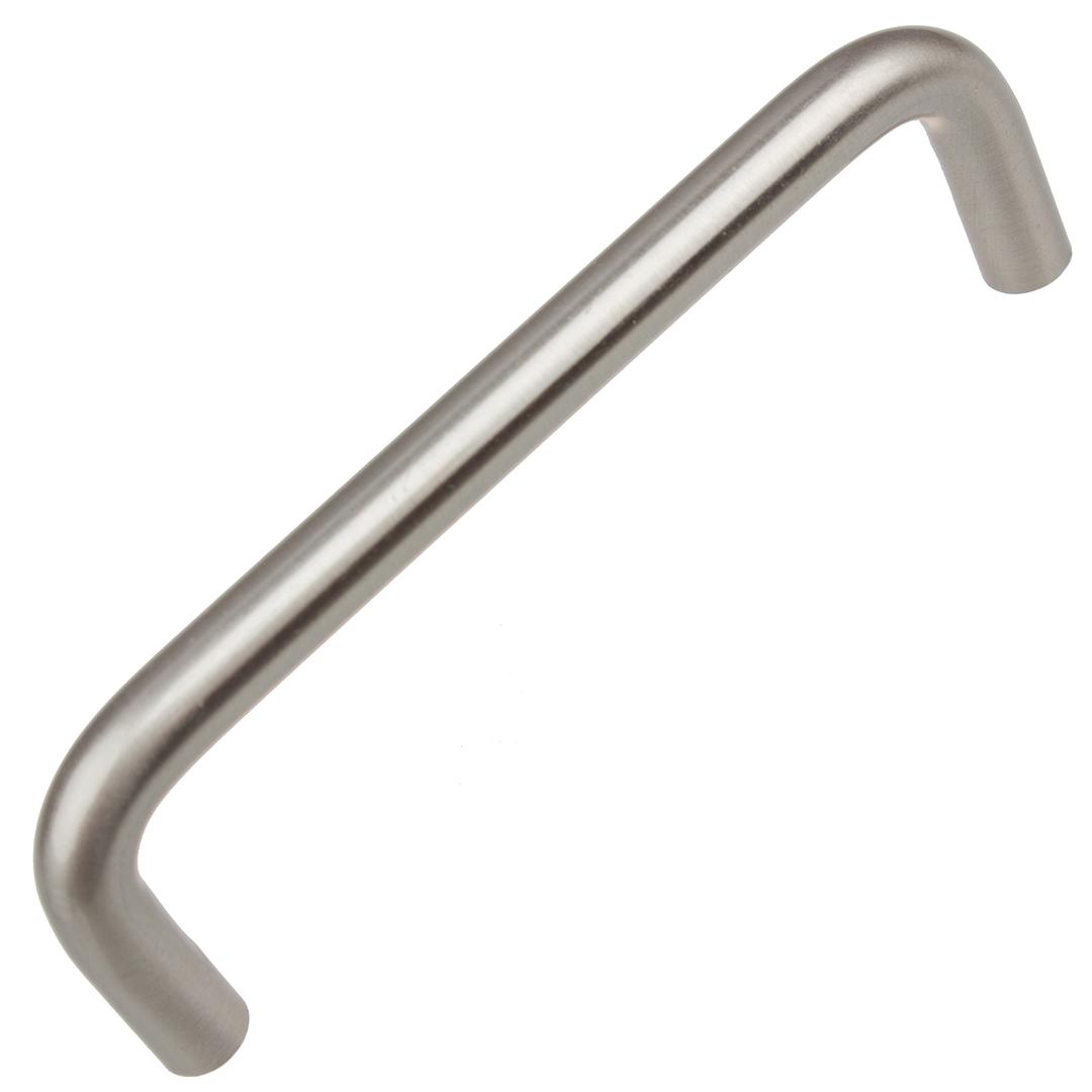 GlideRite Hardware 4 inch CC Stainless Steel 5102-SS-50 Solid Wire Pulls, 50 Pack, 4", 50 Count