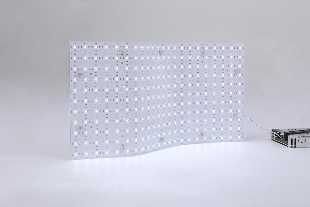 4PCS Soft LED Backlight Sheet 28W 6000K White Color Backlit Flexible cuttable 19.3X9.6 inch for Translucent countertop Indoor