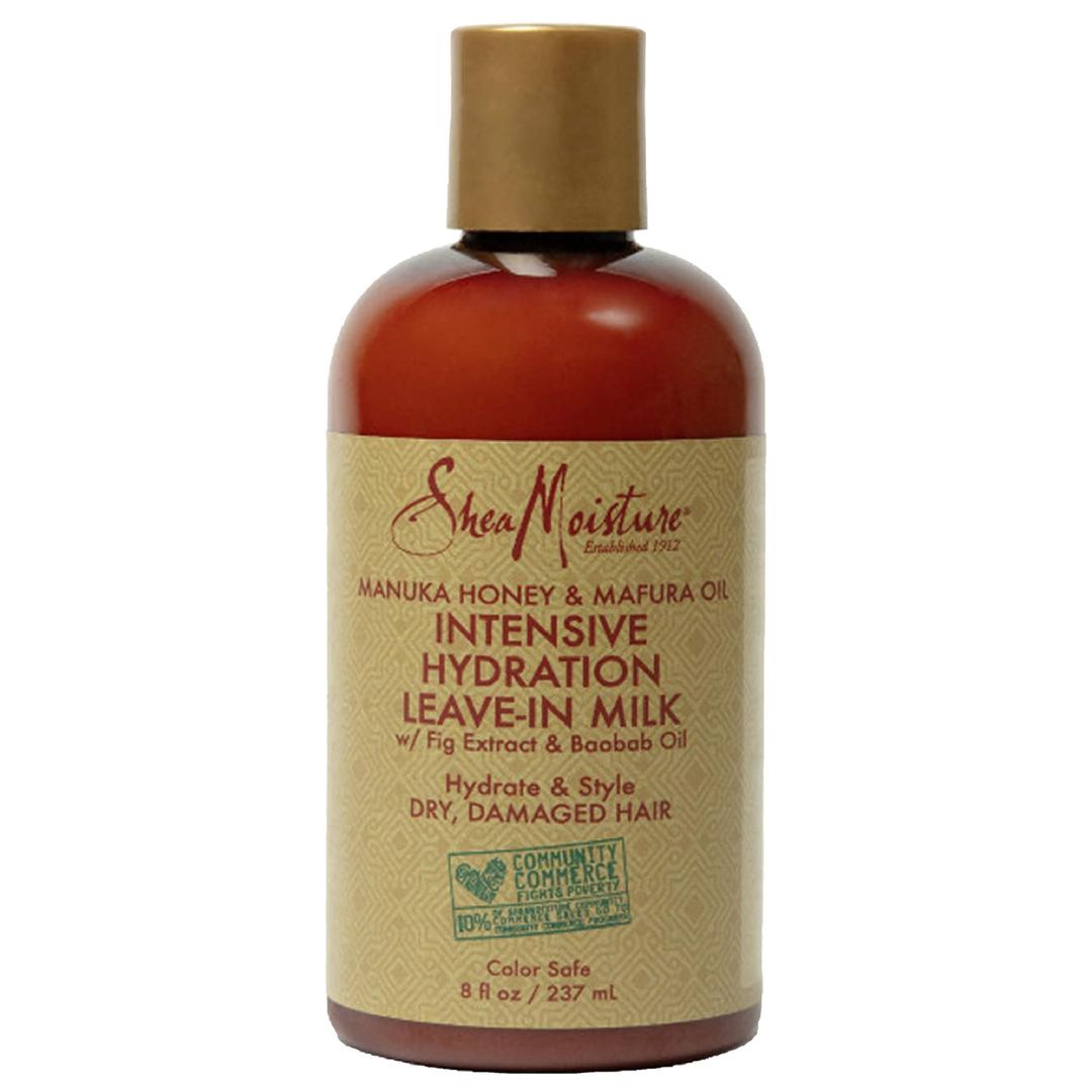 SheaMoistureHydration Hair Milk for Dry Hair Manuka Honey and Mafura Oil to Hydrate and Style Hair 8 oz