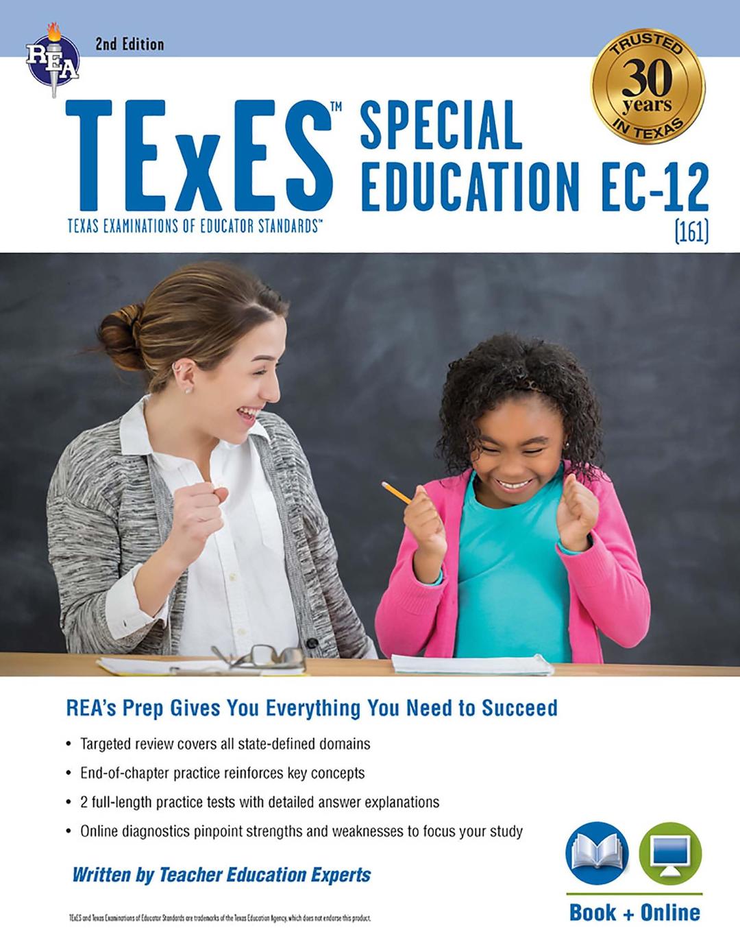 TExES Special Education EC-12, 2nd Ed., Book + Online (TExES Teacher Certification Test Prep) Second Edition, Revised