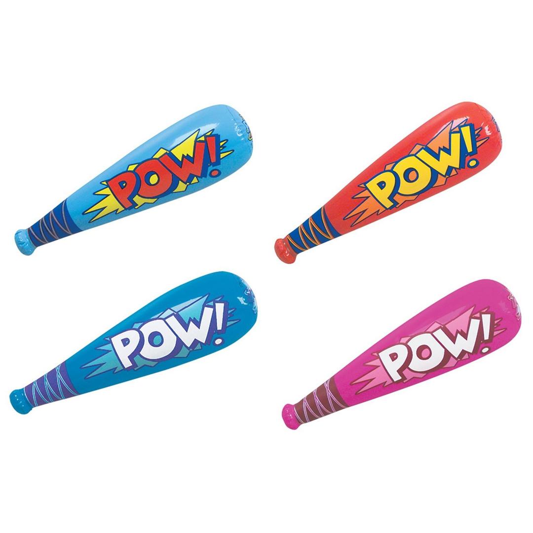 Rhode Island Novelty 20 Inch POW Bat Inflates, Pack of 12