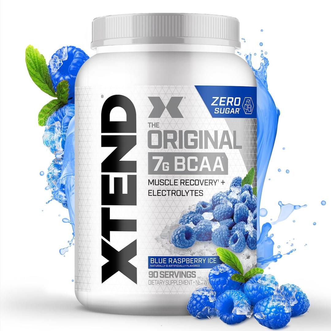 Xtend XTEND Original BCAA Powder 7g BCAA and 2.5g L-Glutamine, Sugar Free Post Workout Muscle Recovery Drink with Amino Acids for Men & Women, 90 Servings