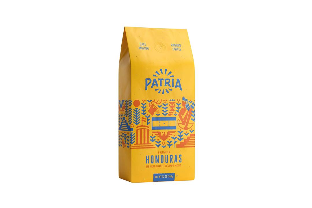 PATRIAPatria Honduras Medium Roast Ground Coffee, 12oz Bag (Pack of 1)