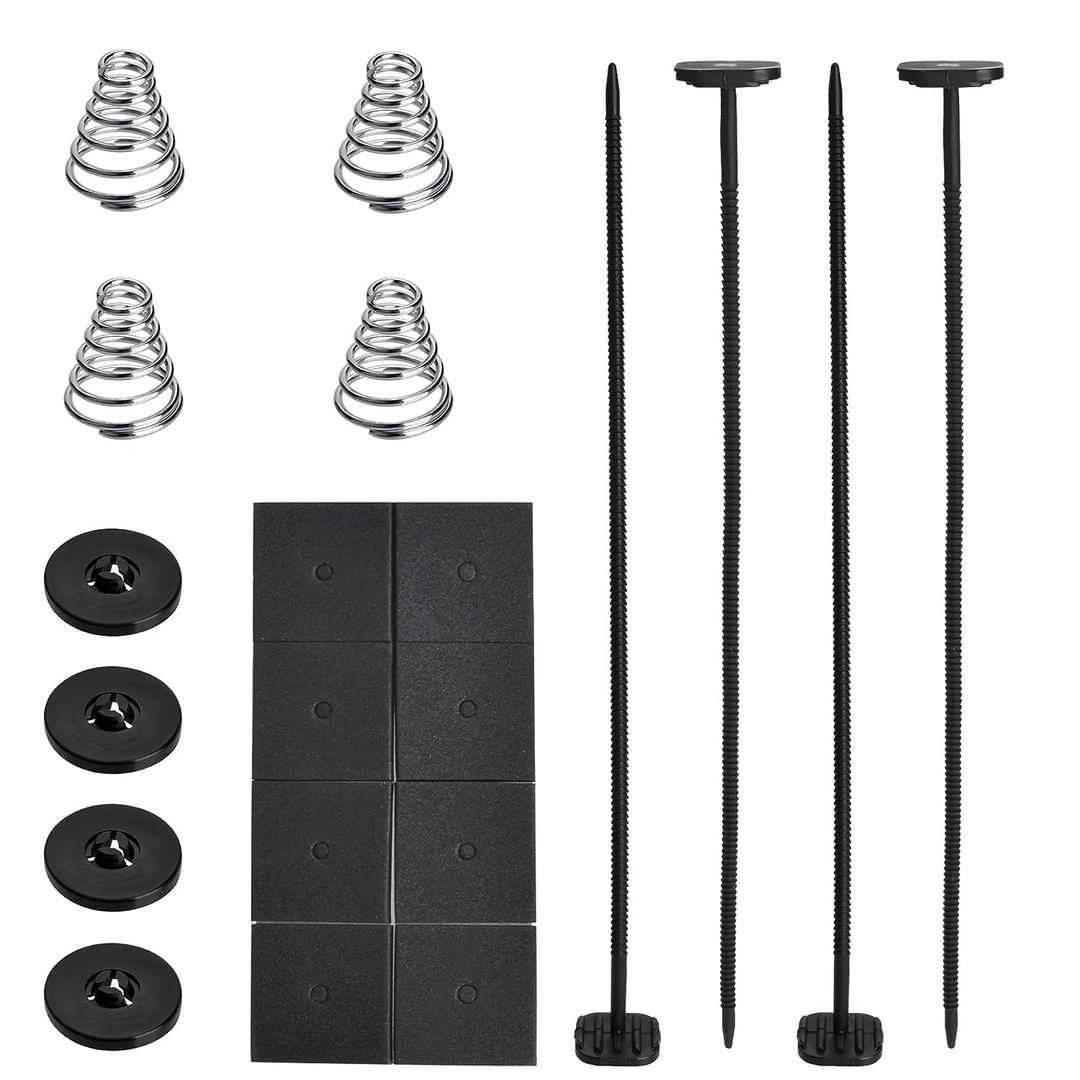 Car Fan Mounting Kit Electric Radiator Fan Mounting Kit 20 Pcs Fan Plastic Push Through Radiator Tie Strap Compatible for Electric Cooling Fan, Transmission Cooler