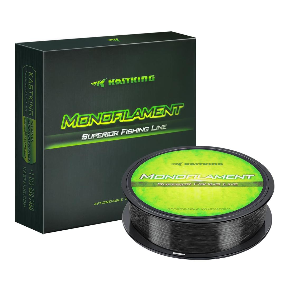 KastKingWorld's Premium Monofilament Fishing Line - Paralleled Roll Track - Strong and Abrasion Resistant Mono Line - Superior Nylon Material Fishing Line - 2015 ICAST Award Winning Manufacturer