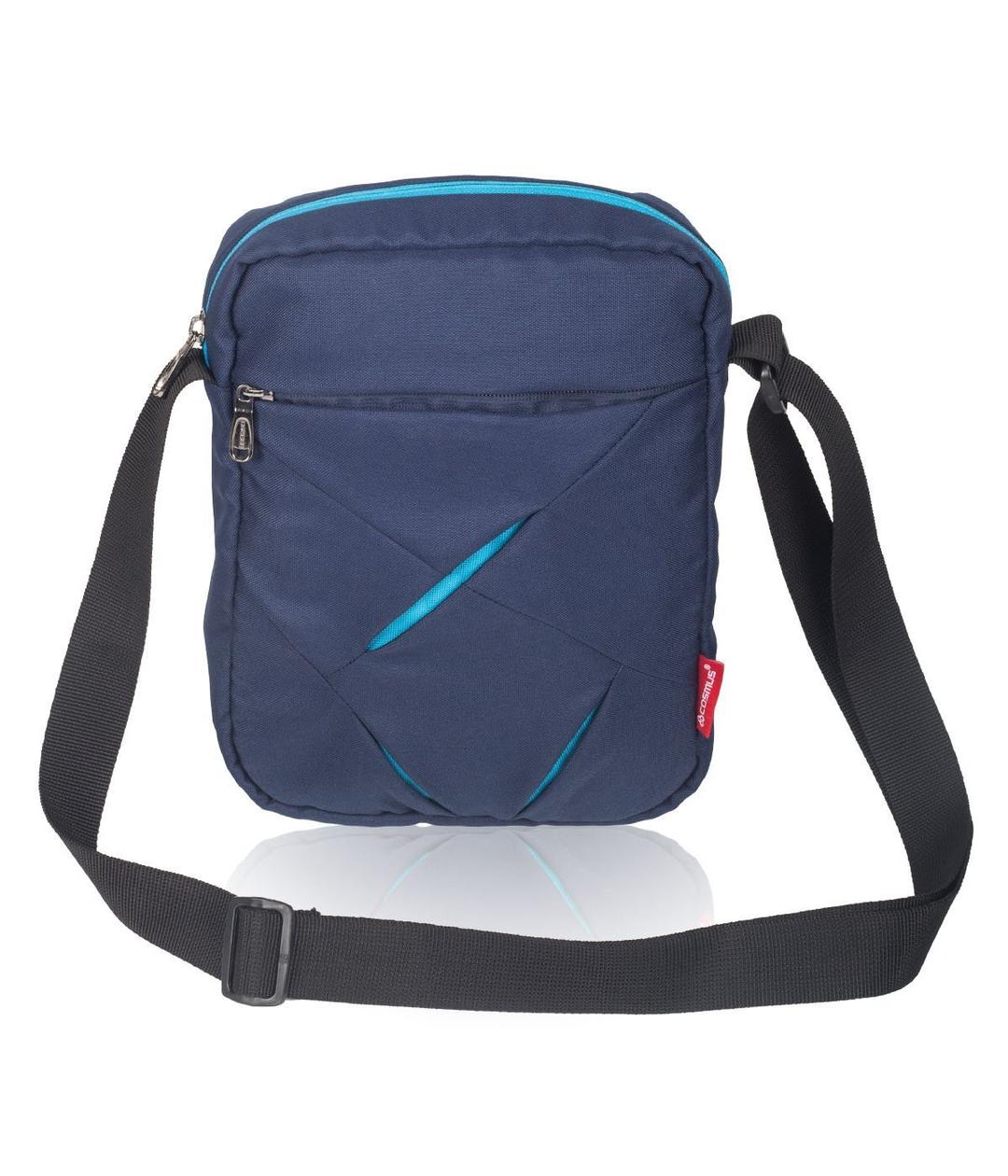 COSMUS Men's Index 5 Litre Navy Blue & T.Blue Sling Bag