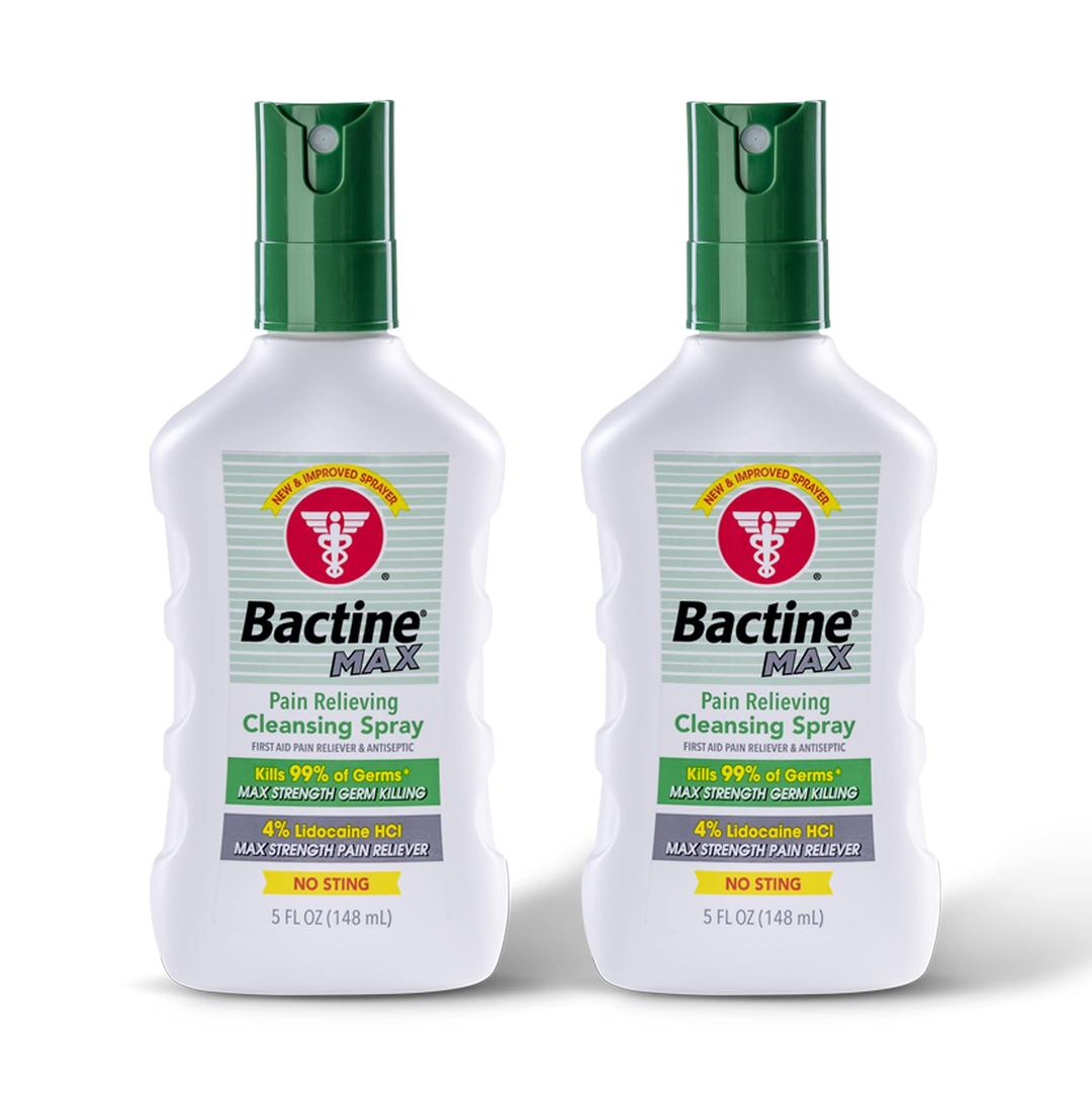 Bactine Max 5 oz Pain Relieving Spray 2 pk