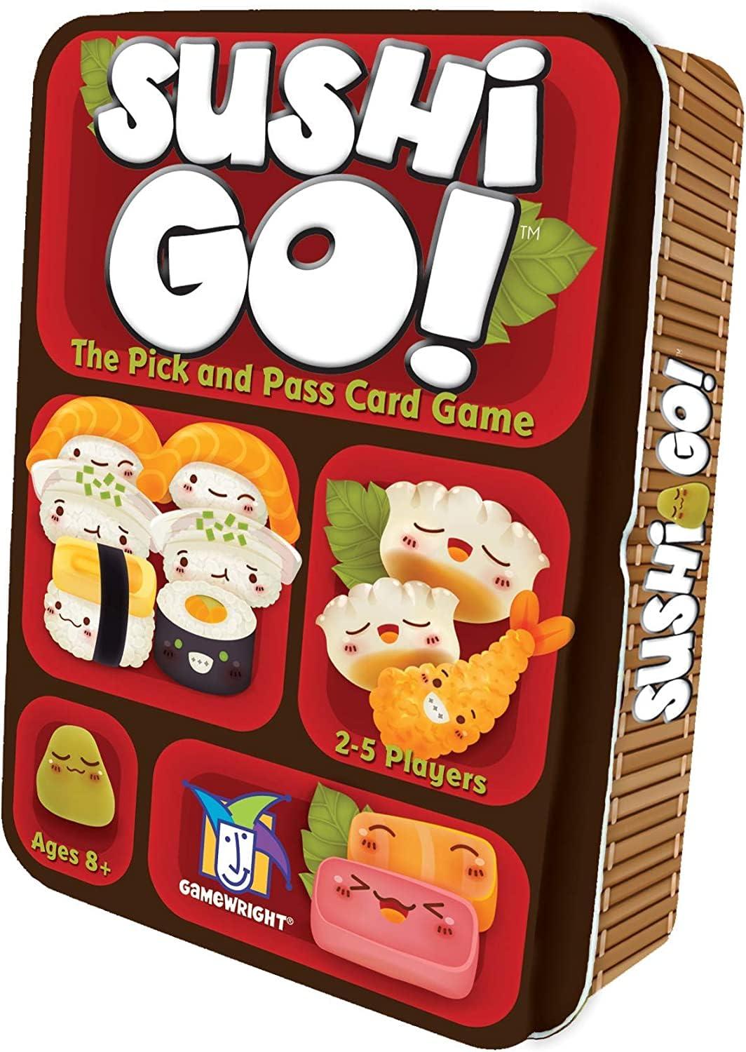 Sushi Go - The Pick and Pass family Card Game from Gamewright, great for 2-5 players aged 8 and up