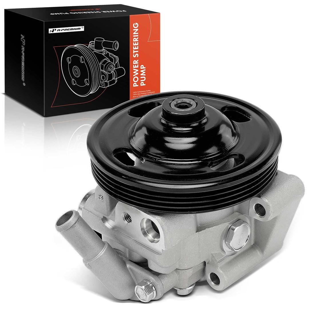 A-Premium Power Steering Pump, with Pulley, Compatible with Ford Edge 2011-2014 3.5L 3.7L & Lincoln MKX 2011-2014 3.7L, Replace# CT4Z3A696B