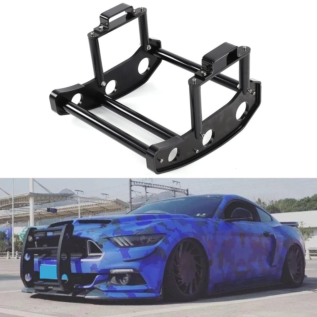 Bar Grille Guard for Ford 2015‑2019 Car Bar Brush Push Front Bumper Grill Guard Protector Removable YC101372 Carbon Steel