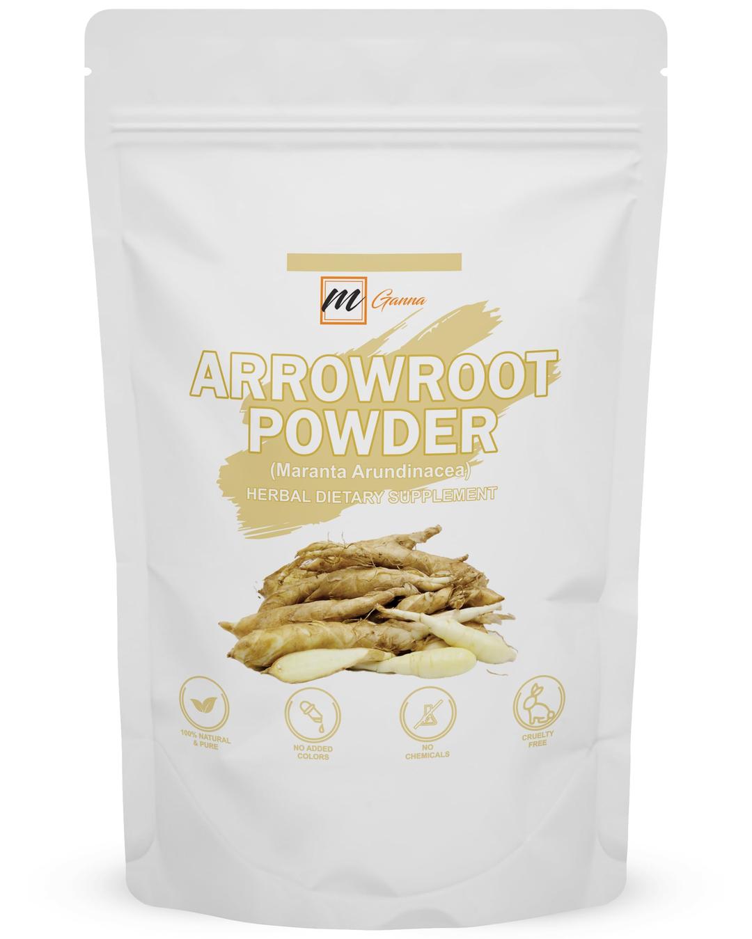 mGanna100% Natural Arrowroot Powder for Baking and Food Recepies 908 GMS / 2 LBS