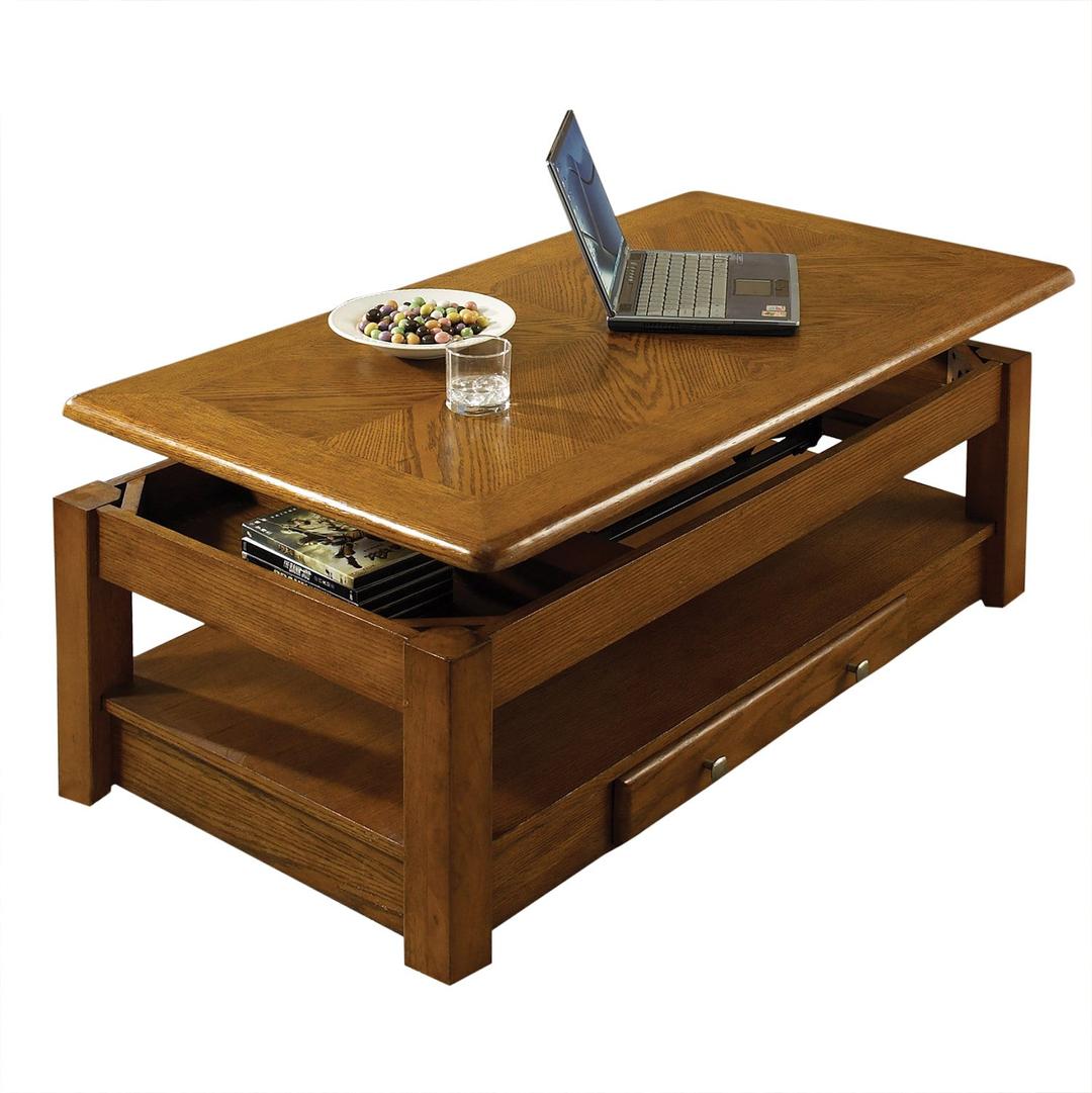 Steve Silver Company Nelson Lift-Top Cocktail Table, Oak