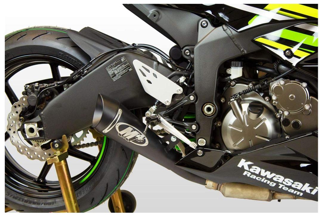 M4 Performance Exhaust GP19 Series Slip-On compatible with 2009-2024 Kawasaki ZX-6R ZX636 KA6922-GP19